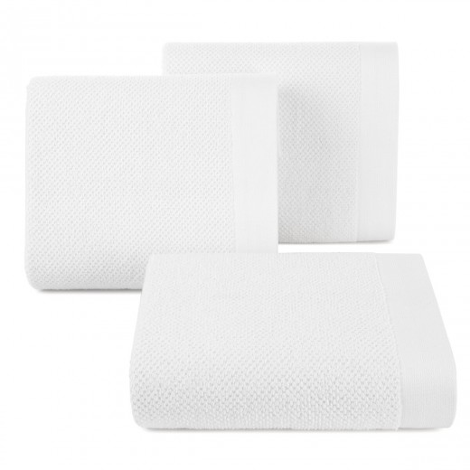 Bawełniany ręcznik 550gsm2 70x140 biały RISO