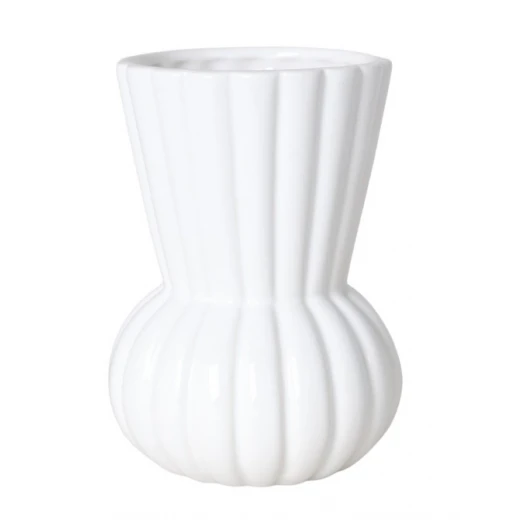 Ceramiczny wazon 15cm biały