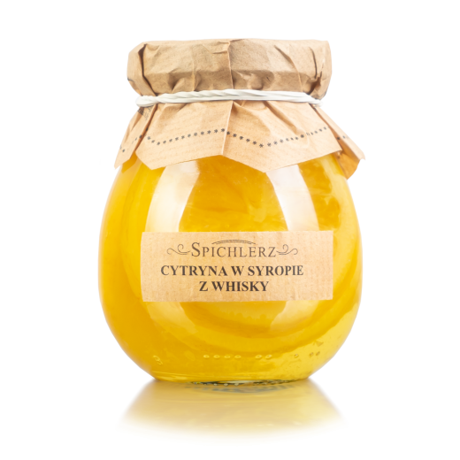 Cytryna w syropie z whisky 260g, produkt 100% naturalny, PRODUKT POLSKI