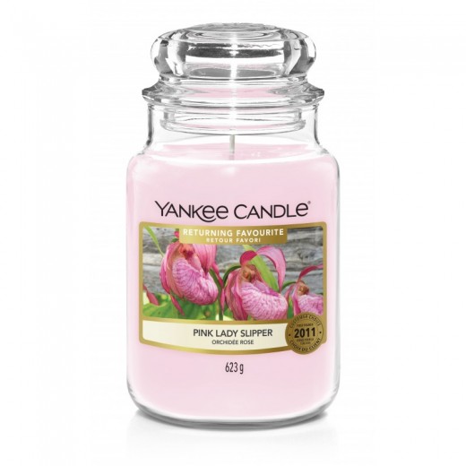 Świeca zapachowa Pink Lady Slipper YANKEE CANDLE