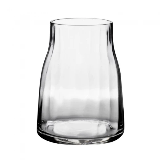Szklany wazon transparentny 15,5x11x21,5cm
