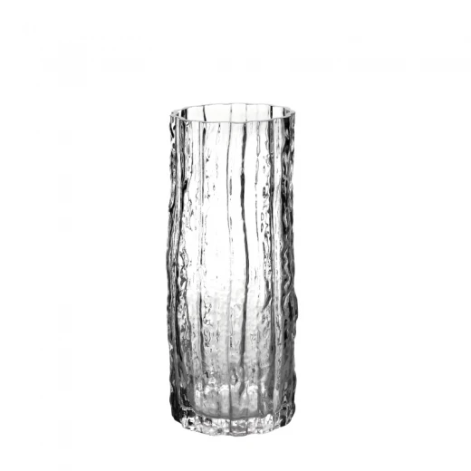 Szklany wazon transparentny 9,5x9,5x24,5cm