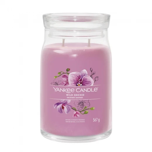 Świeca zapachowa Wild Orchid - YANKEE CANDLE SIGNATURE