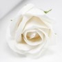 Ekskluzywna róża mydlana mała biała