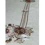 Haftowany obrus z gipiurą 110x160cm beżowy