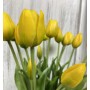 Wiecznie żywe tulipany żółte silikonowe
