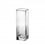 Szklany wazon transparentny 10x10x24,5cm